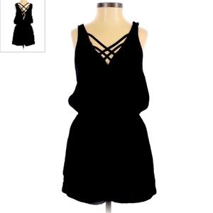 Urban Outfitters Black Romper Shorts Size Medium